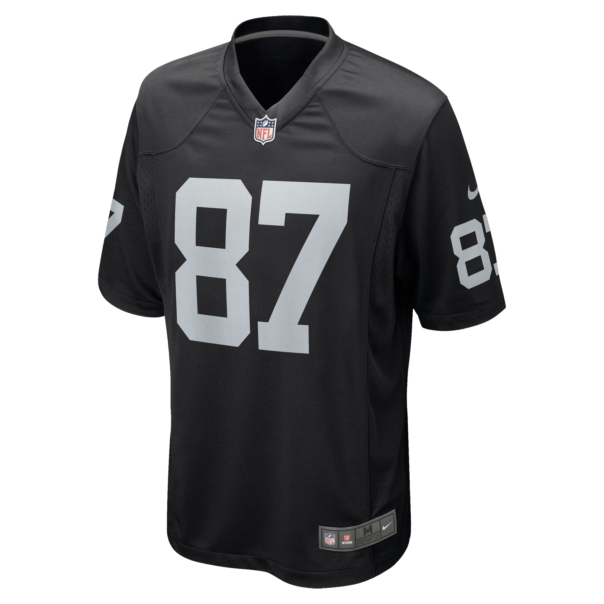Men's Las Vegas Raiders Michael Mayer Black 2023 NFL Draft Pick Game Jersey