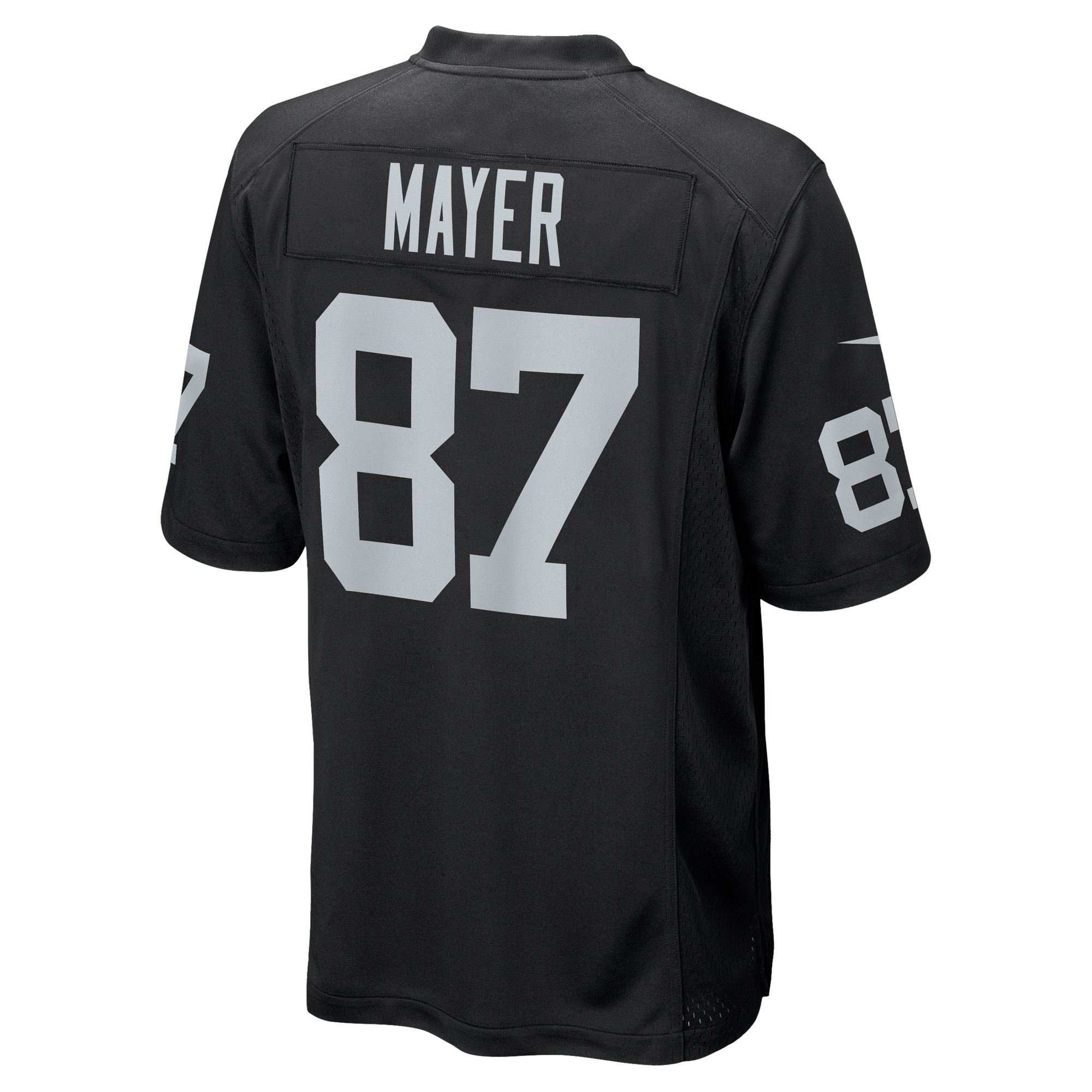 Men's Las Vegas Raiders Michael Mayer Black 2023 NFL Draft Pick Game Jersey