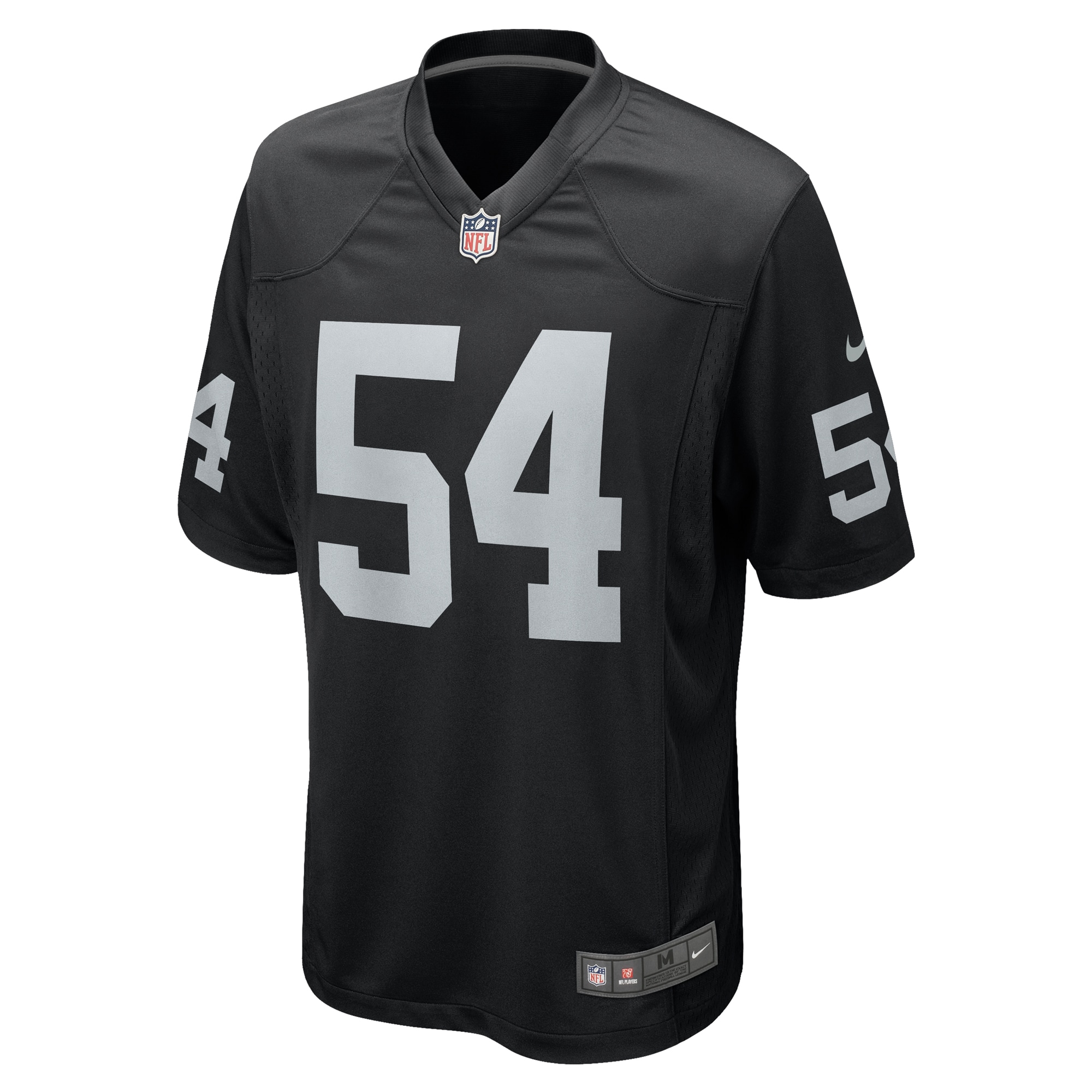 Men's Las Vegas Raiders Netane Muti Black Team Game Jersey