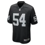 Men's Las Vegas Raiders Netane Muti Black Team Game Jersey