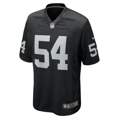 Men's Las Vegas Raiders Netane Muti Black Team Game Jersey 02