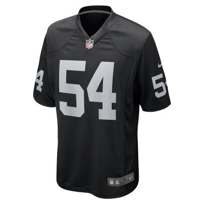 Men's Las Vegas Raiders Netane Muti Black Team Game Jersey 02