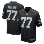 Men's Las Vegas Raiders Thayer Munford Jr. Black Team Game Jersey