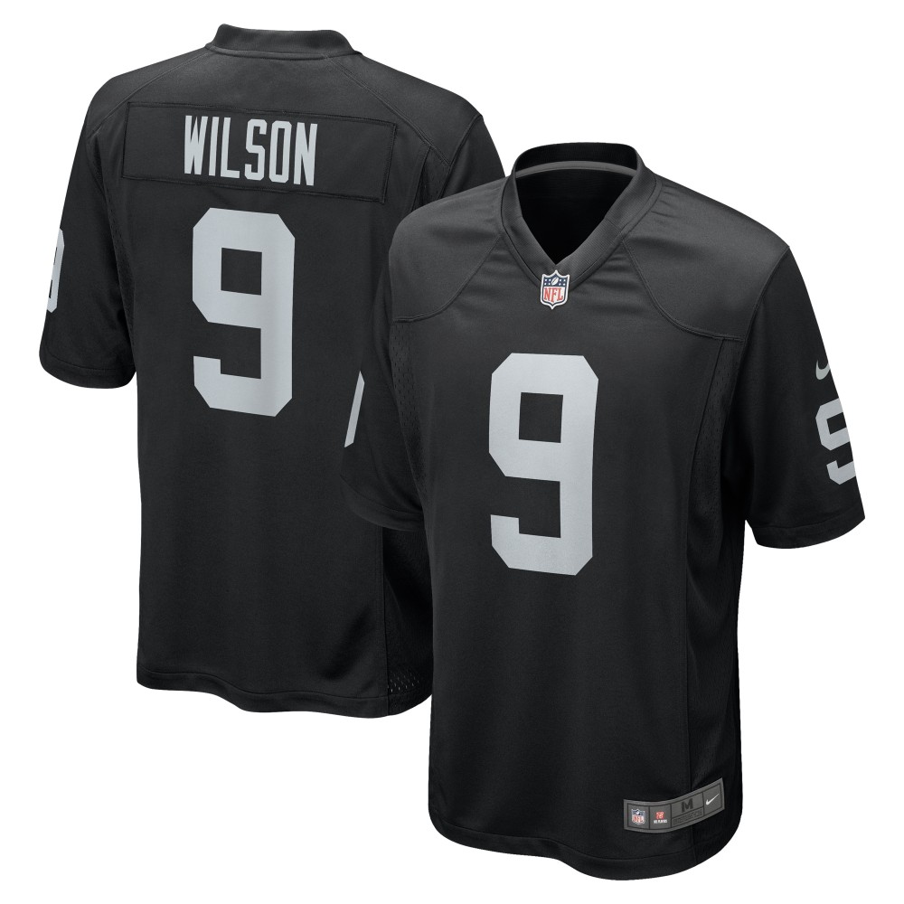 Men's Las Vegas Raiders Tyree Wilson Black 2023 NFL Draft First Round Pick Game Jersey