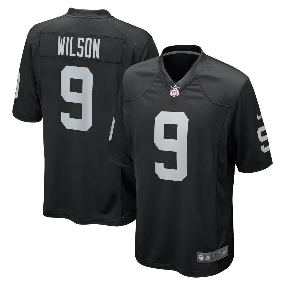 Men's Las Vegas Raiders Tyree Wilson Black 2023 NFL Draft First Round Pick Game Jersey