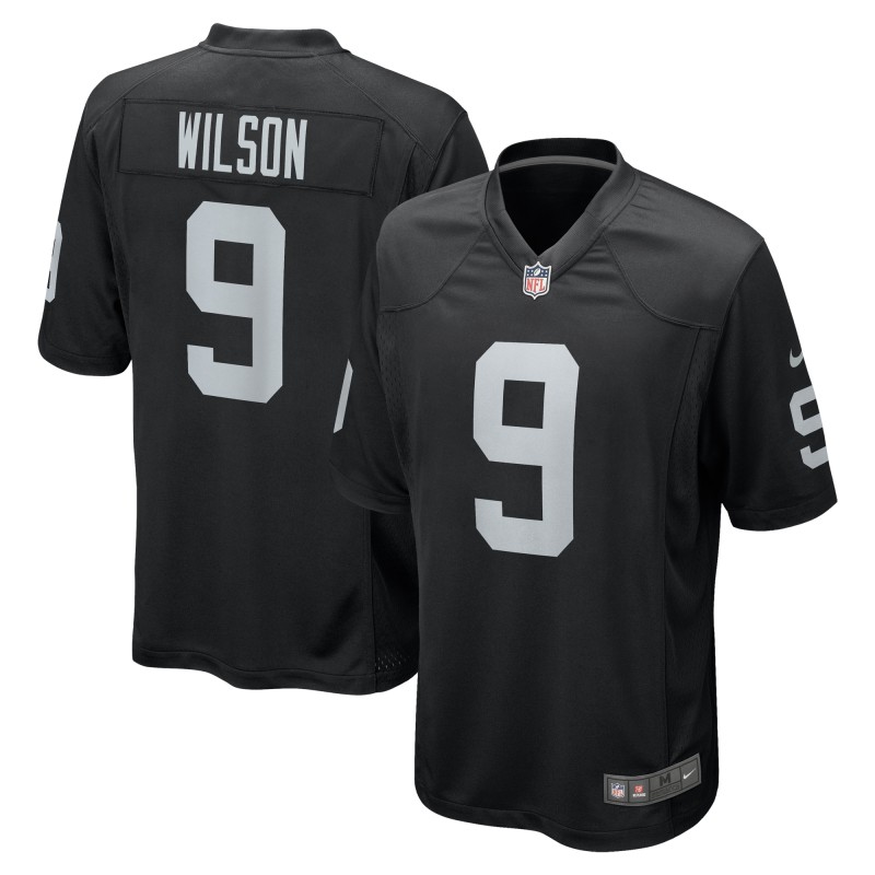 Men's Las Vegas Raiders Tyree Wilson Black 2023 NFL Draft First Round Pick Game Jersey