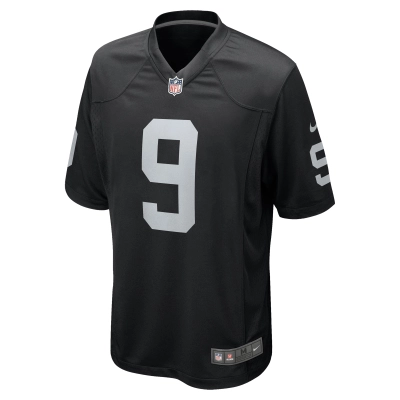 Men's Las Vegas Raiders Tyree Wilson Black 2023 NFL Draft First Round Pick Game Jersey 02