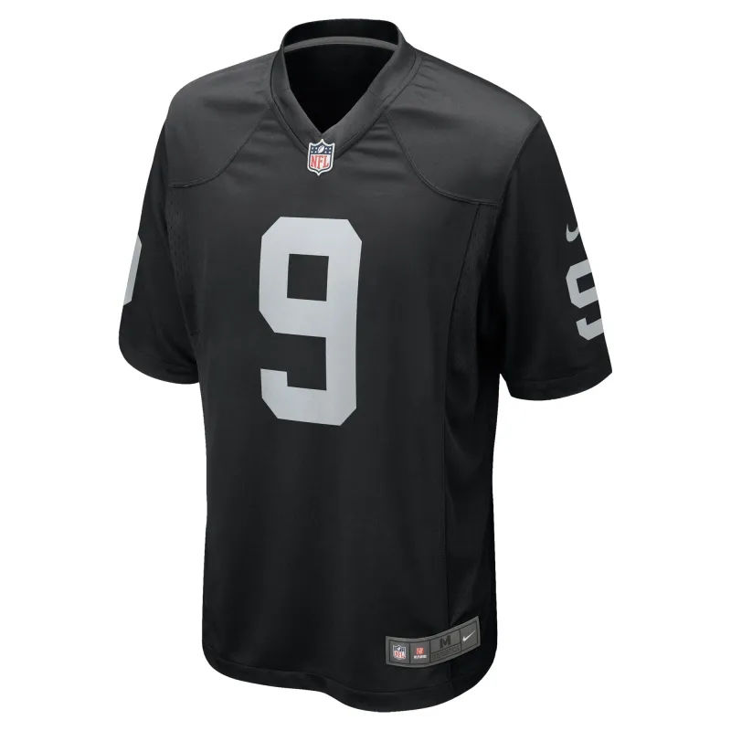 Men's Las Vegas Raiders Tyree Wilson Black 2023 NFL Draft First Round Pick Game Jersey