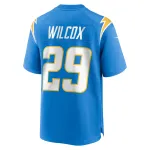 Men's Los Angeles Chargers Chris Wilcox Powder Blue Team Game Jersey