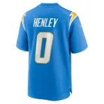 Men's Los Angeles Chargers Daiyan Henley Powder Blue Team Game Jersey