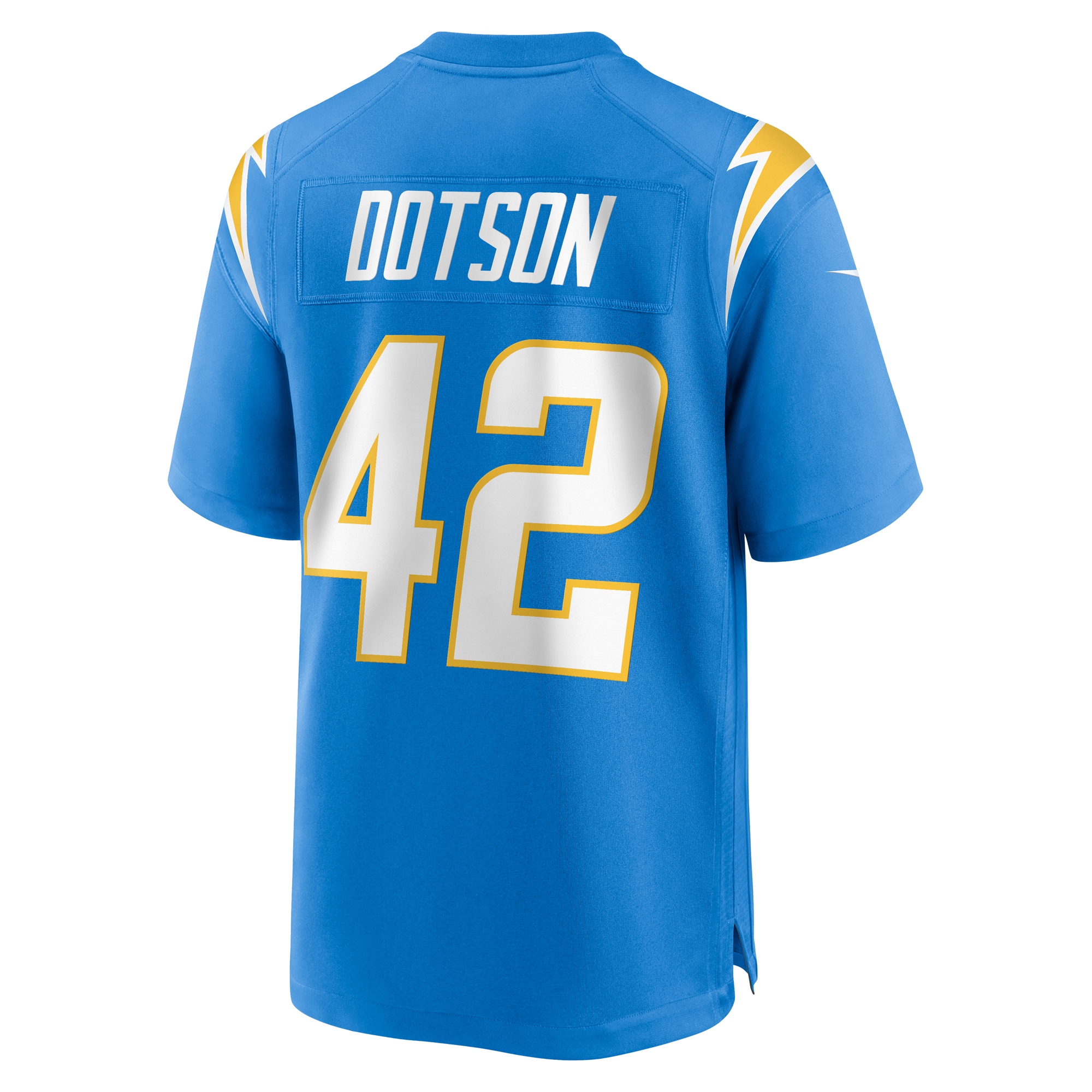 Men's Los Angeles Chargers Elijah Dotson Powder Blue Team Game Jersey