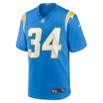 Men's Los Angeles Chargers Jaret Patterson Powder Blue Team Game Jersey
