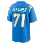 Men's Los Angeles Chargers Jordan McFadden Powder Blue Team Game Jersey