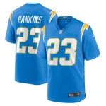 Men's Los Angeles Chargers Matt Hankins Powder Blue Team Game Jersey
