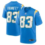 Men's Los Angeles Chargers Nick Vannett Powder Blue Team Game Jersey