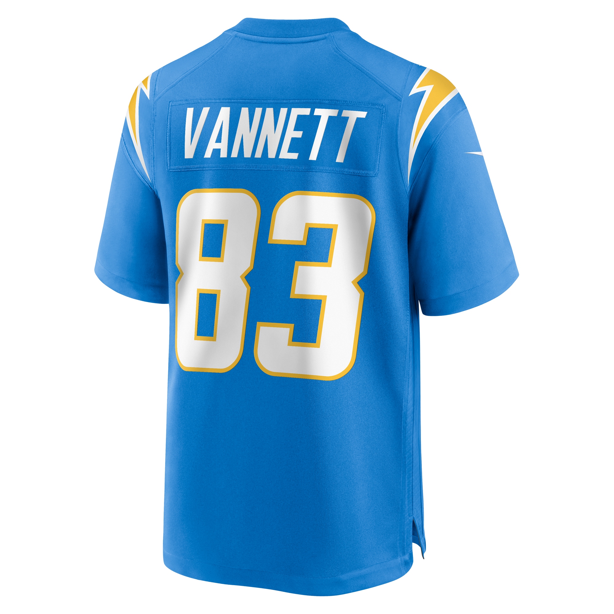 Men's Los Angeles Chargers Nick Vannett Powder Blue Team Game Jersey