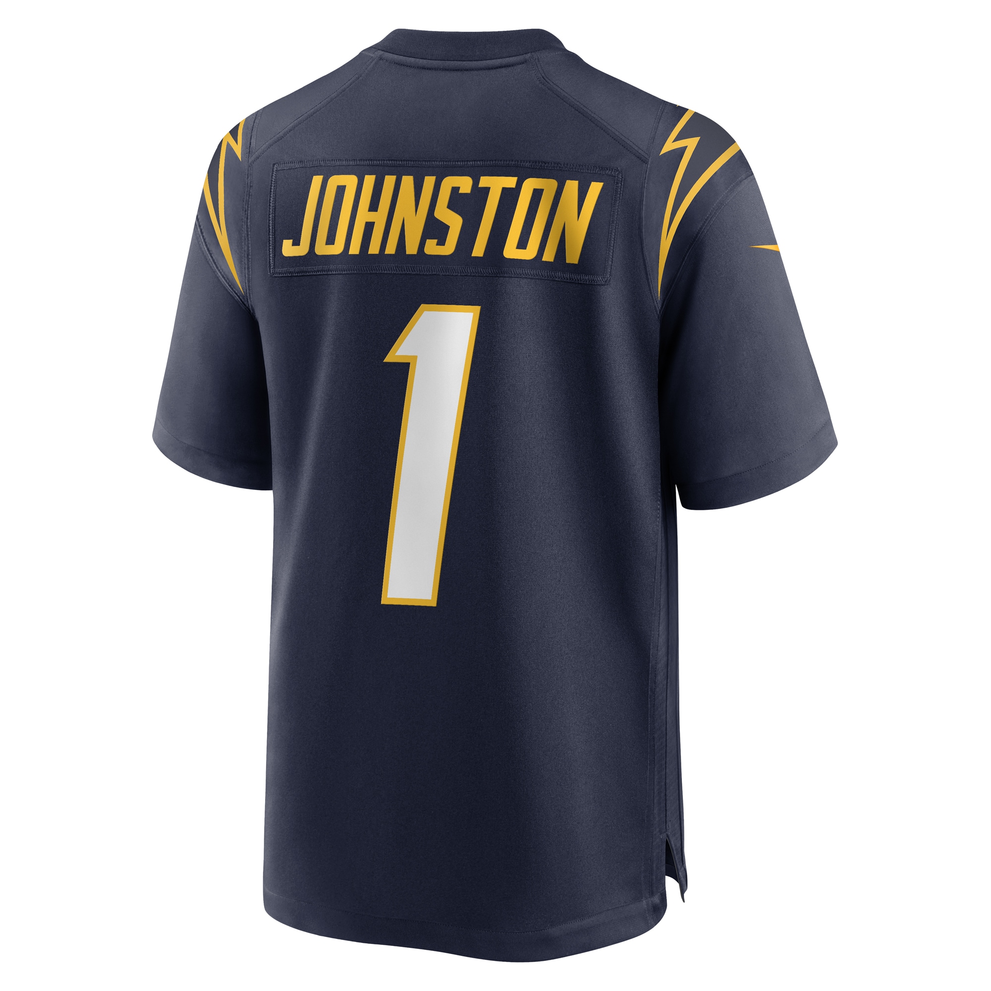 Men's Los Angeles Chargers Quentin Johnston Navy Alternate Game Jersey