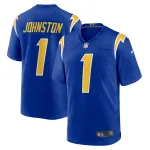 Men's Los Angeles Chargers Quentin Johnston Royal Alternate Game Jersey