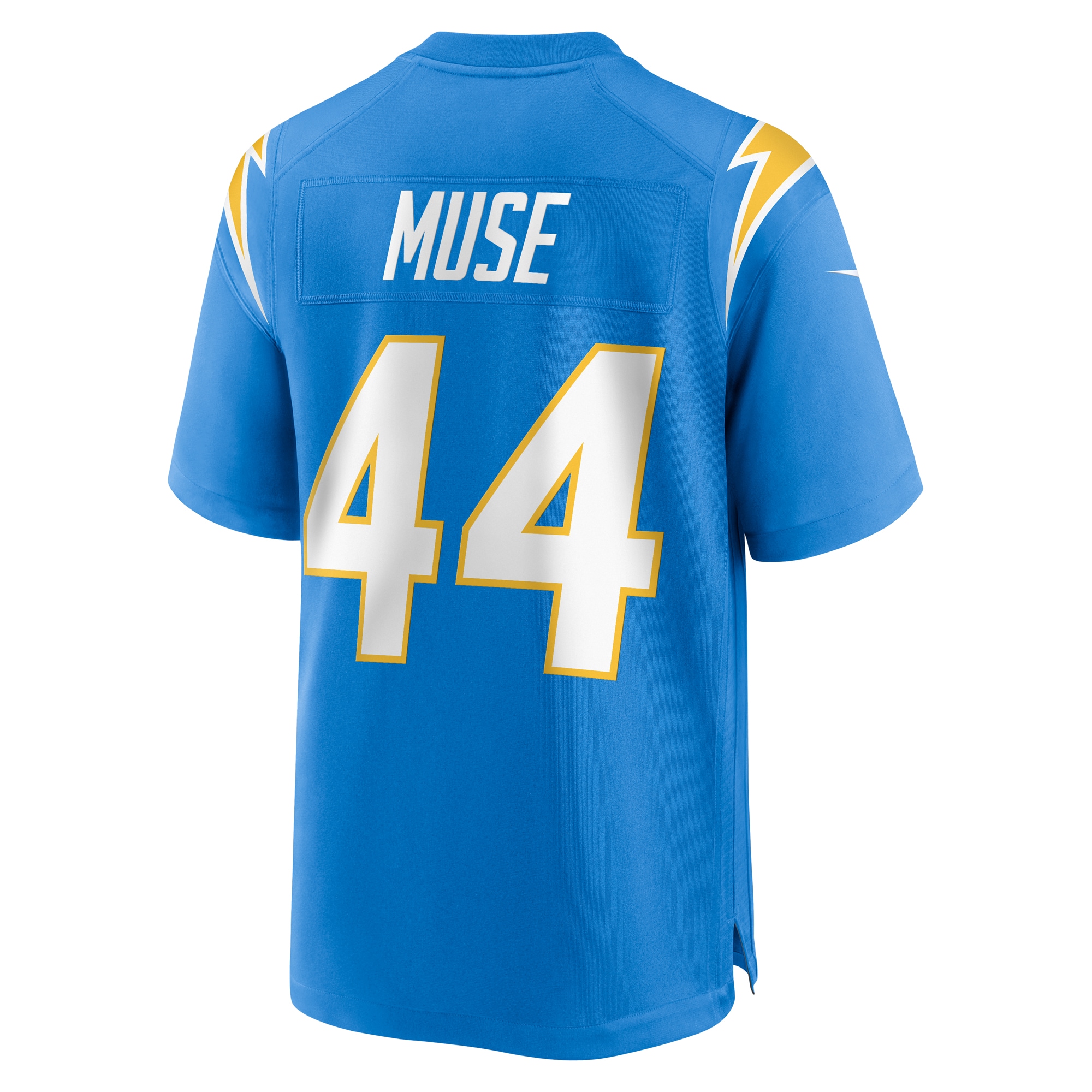 Men's Los Angeles Chargers Tanner Muse Powder Blue Team Game Jersey