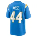 Men's Los Angeles Chargers Tanner Muse Powder Blue Team Game Jersey