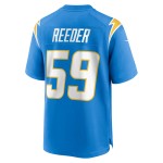 Men's Los Angeles Chargers Troy Reeder Powder Blue Team Game Jersey