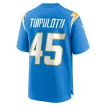 Men's Los Angeles Chargers Tuli Tuipulotu Powder Blue Team Game Jersey