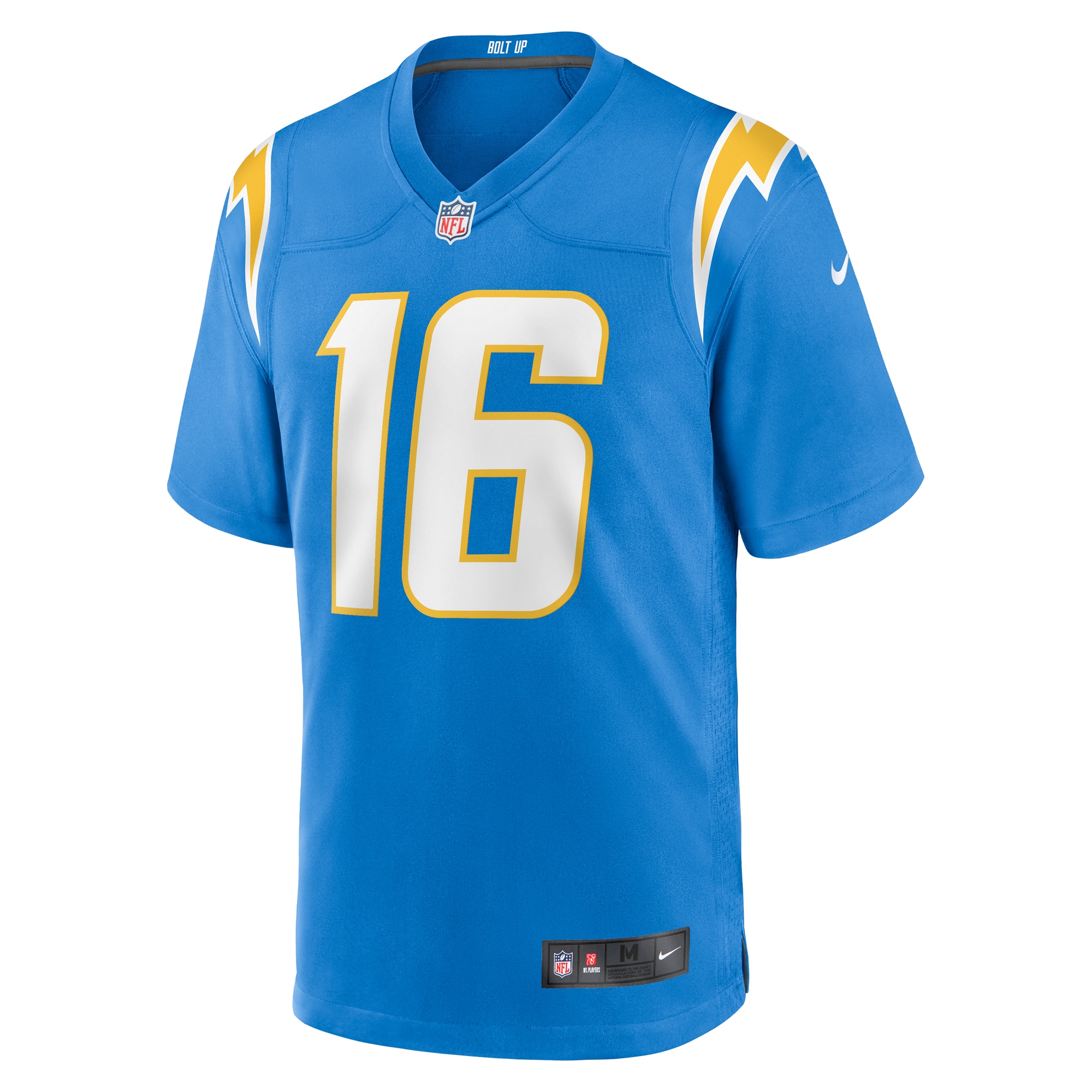 Men's Los Angeles Chargers Tyler Johnson Powder Blue Team Game Jersey