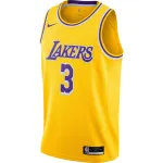 Men's Los Angeles Lakers Anthony Davis Gold Swingman Jersey - Icon Edition