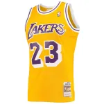 Men's Los Angeles Lakers Cedric Ceballos Gold 1994/95 Hardwood Classics Swingman Jersey