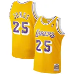Men's Los Angeles Lakers Ed Jones Gold 1994/95 Hardwood Classics Swingman Jersey