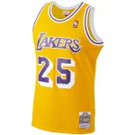 Men's Los Angeles Lakers Ed Jones Gold 1994/95 Hardwood Classics Swingman Jersey