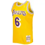 Men's Los Angeles Lakers Eddie Jones Gold 1996/97 Hardwood Classics Swingman Jersey