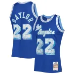 Men's Los Angeles Lakers Elgin Baylor Royal 1996/97 Hardwood Classics NBA 75th Anniversary Diamond Swingman Jersey