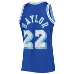 Men's Los Angeles Lakers Elgin Baylor Royal 1996/97 Hardwood Classics NBA 75th Anniversary Diamond Swingman Jersey