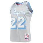Men's Los Angeles Lakers Elgin Baylor Silver 75th Anniversary 1960/61 Hardwood Classics Swingman Jersey