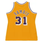 Men's Los Angeles Lakers Kurt Rambis Gold 1984/85 Swingman Jersey