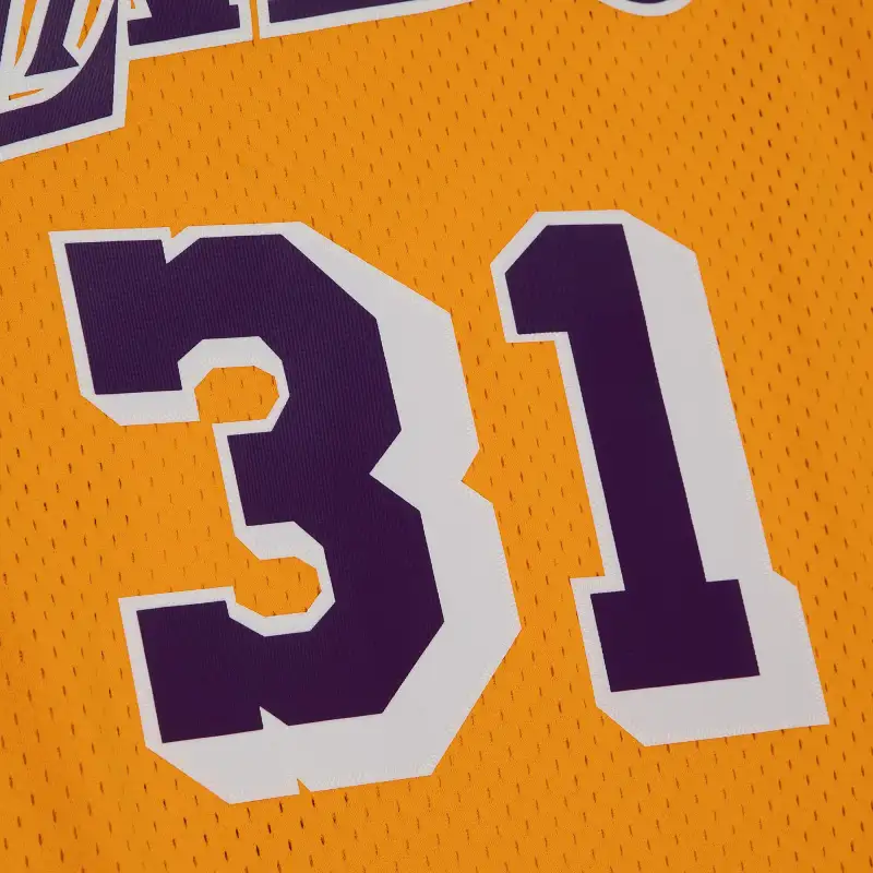 Men's Los Angeles Lakers Kurt Rambis Gold 1984/85 Swingman Jersey