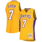 Men's Los Angeles Lakers Lamar Odom Gold 2001/02 Hardwood Classics Swingman Jersey
