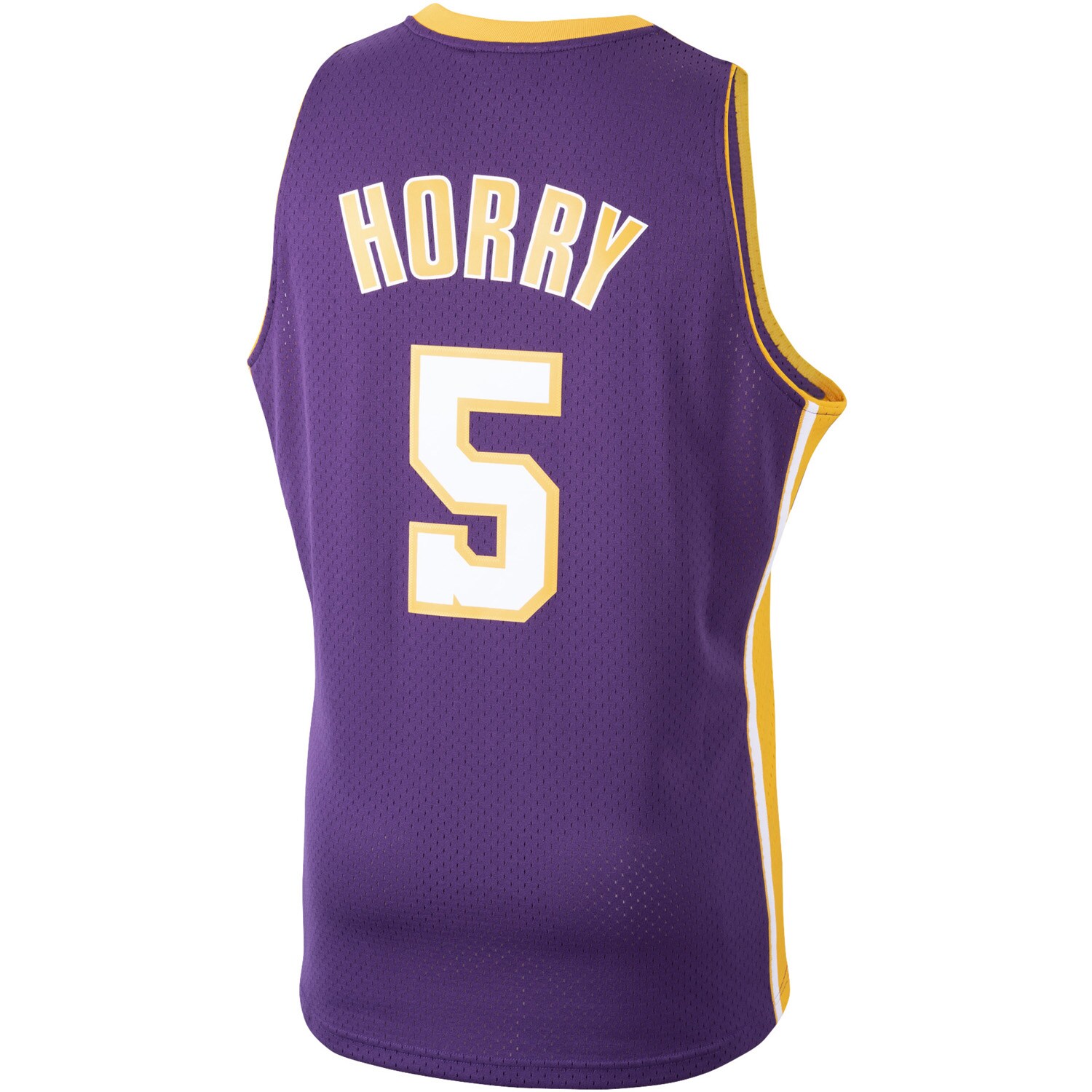 Men's Los Angeles Lakers Robert Horry Purple 1999/00 Hardwood Classics Swingman Jersey