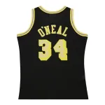 Men's Los Angeles Lakers Shaquille O'Neal Black 1996/97 Swingman Sidewalk Sketch Jersey