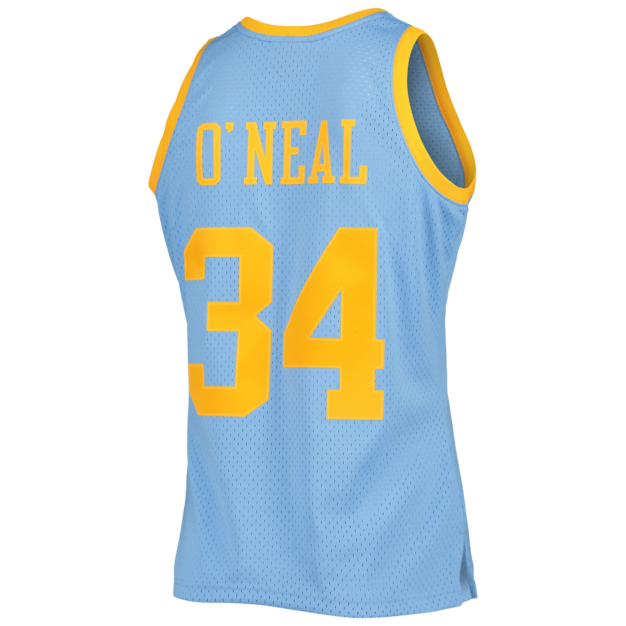 Men's Los Angeles Lakers Shaquille O'Neal Powder Blue 2001/02 Hardwood Classics Swingman Jersey