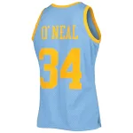 Men's Los Angeles Lakers Shaquille O'Neal Powder Blue 2001/02 Hardwood Classics Swingman Jersey