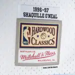 Men's Los Angeles Lakers Shaquille O'Neal Powder Blue/White Hardwood Classics 1996/97 Split Swingman Jersey