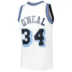 Men's Los Angeles Lakers Shaquille O'Neal White 1996-97 Hardwood Classics Reload 3.0 Swingman Jersey