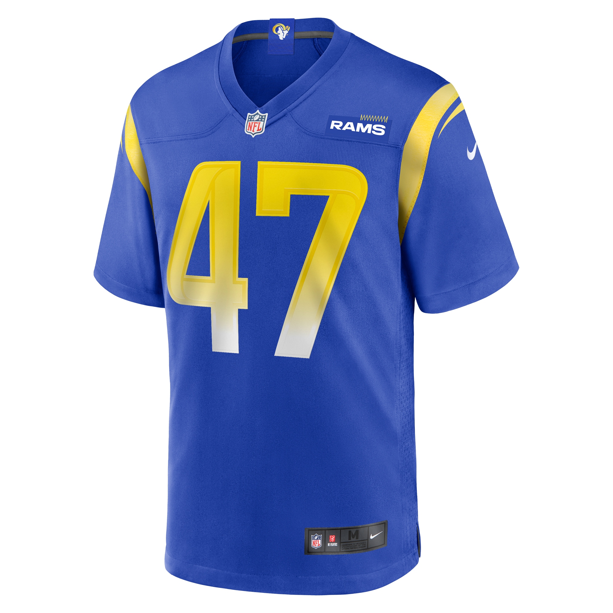 Men's Los Angeles Rams Alex Ward Royal Home Game Jersey