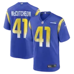 Men's Los Angeles Rams Cameron McCutcheon Royal Game Jersey