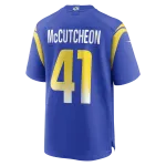 Men's Los Angeles Rams Cameron McCutcheon Royal Game Jersey