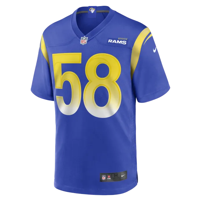 Men's Los Angeles Rams DeAndre Square Royal Game Jersey