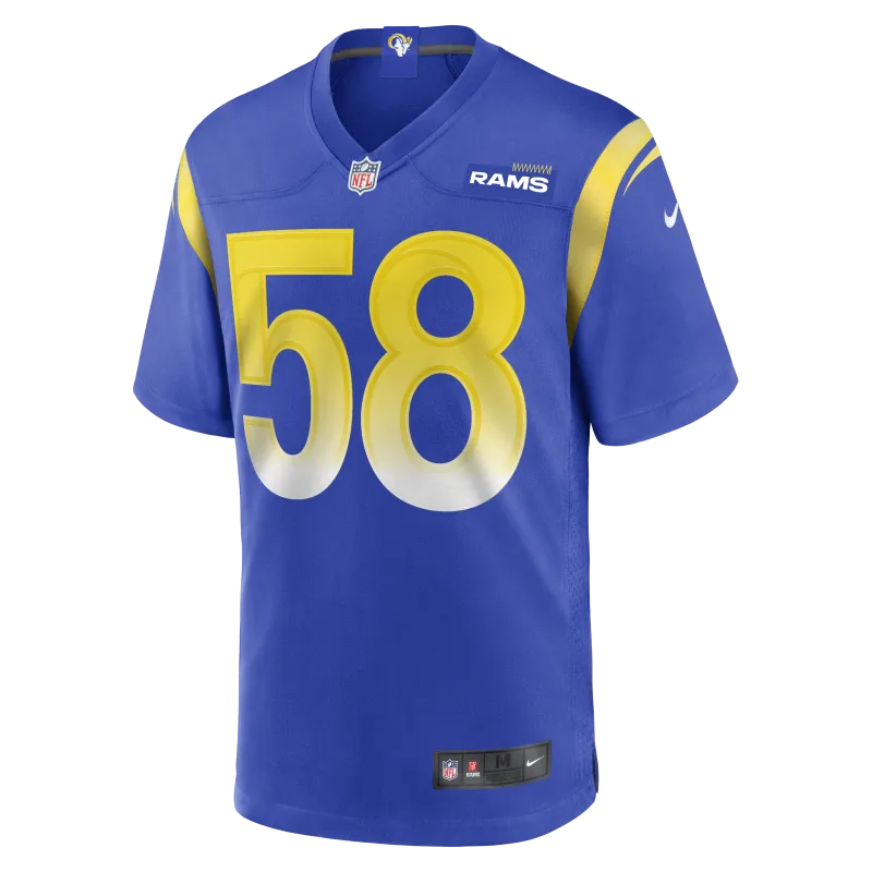 Men's Los Angeles Rams DeAndre Square Royal Game Jersey