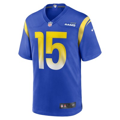 Men's Los Angeles Rams Demarcus Robinson  Royal Game Jersey 02